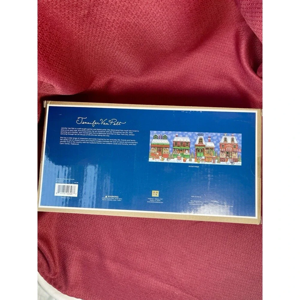1000 Piece Panoramic Puzzle “Jolly Town” Nib